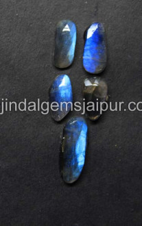 Blue Labradorite Rose Cut Slices